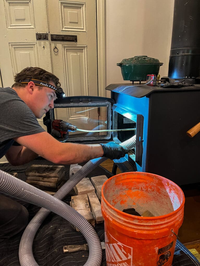 annual maintenance of fireplace and stoves