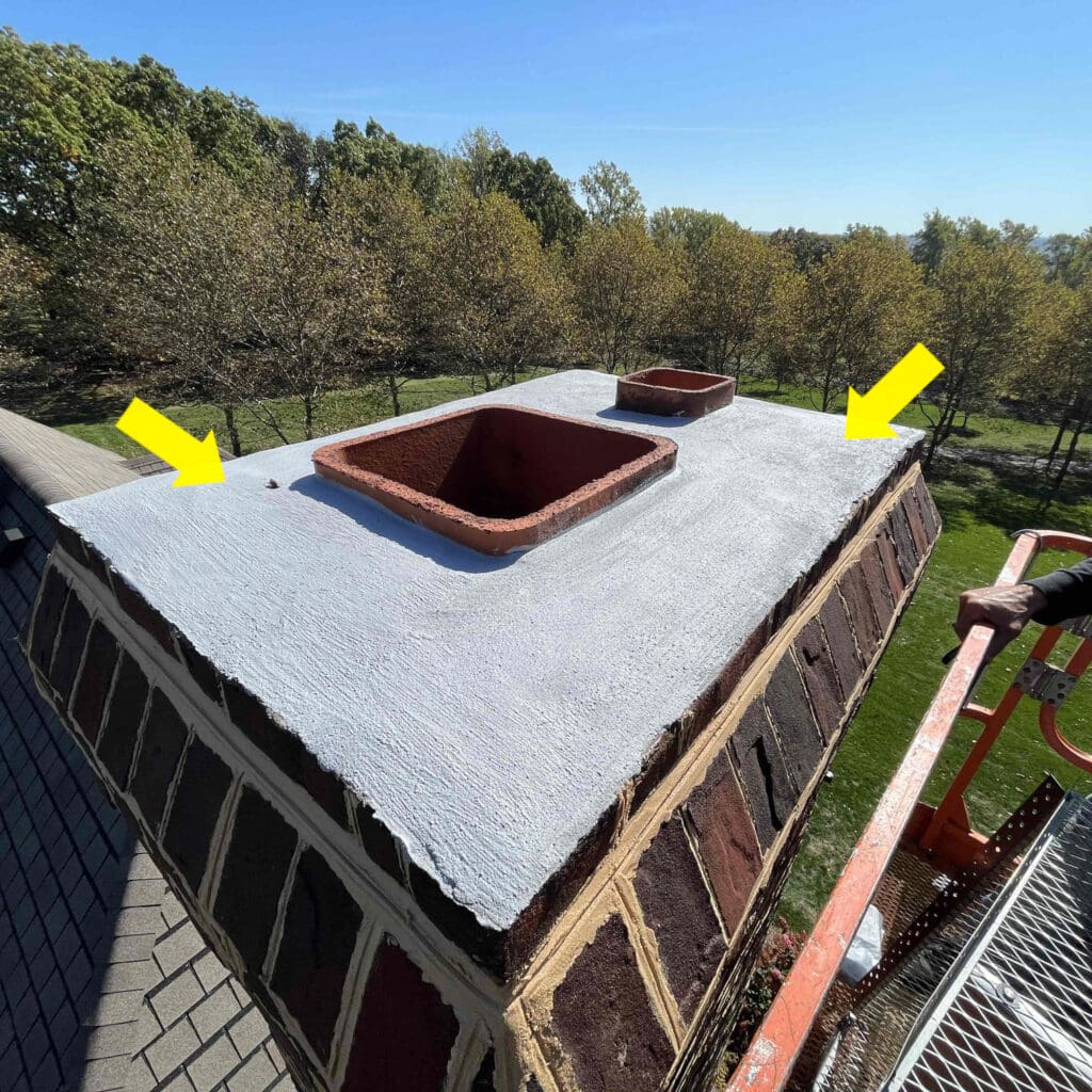 Chimney Cap [Seal Coating] Fireplace and Chimney Professionals