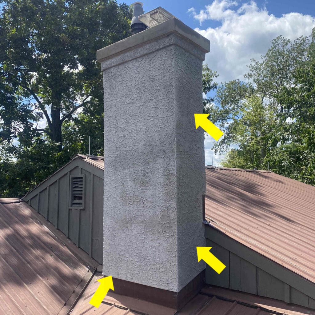 Chimney Casing [Stucco] - Fireplace and Chimney Professionals