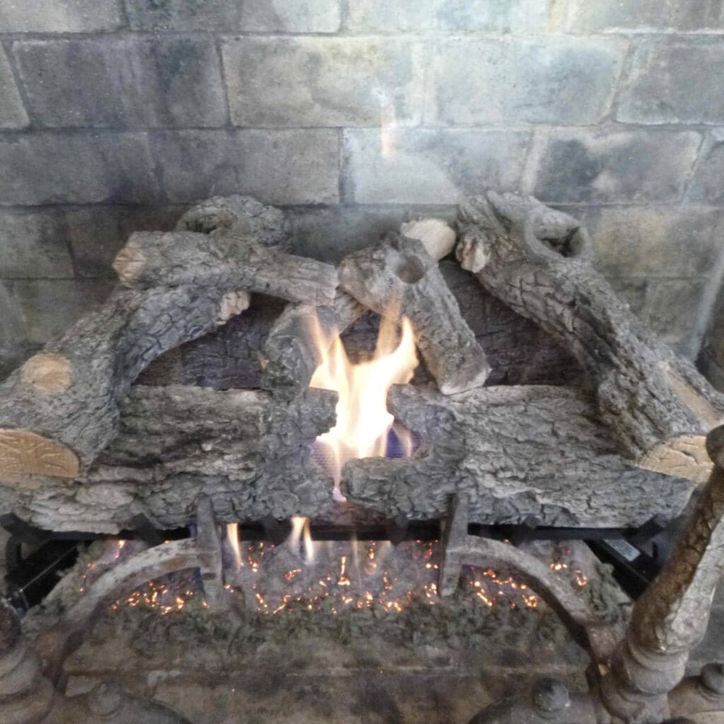 Gas Fueled [Vented Gas Log Tune Up] Fireplace and Chimney Professionals
