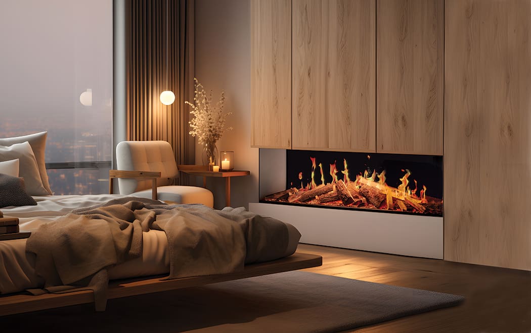 European Home - TrueFlame 150 3DX Electric Fireplace - Image 3